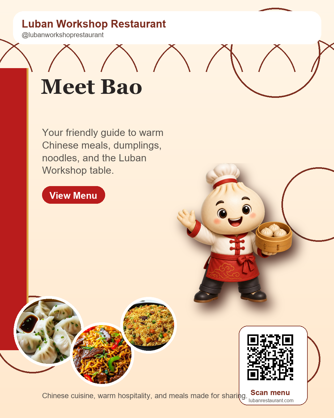 Meet Bao campaign flyer