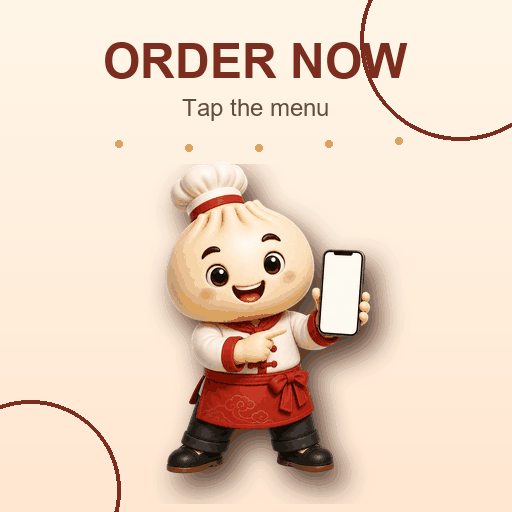 Animated Bao order now reaction