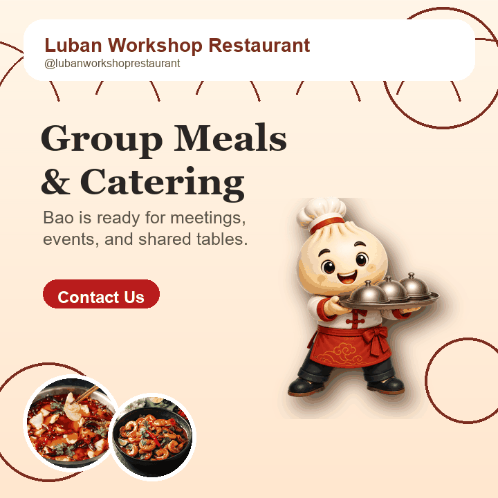 Animated Bao catering social post